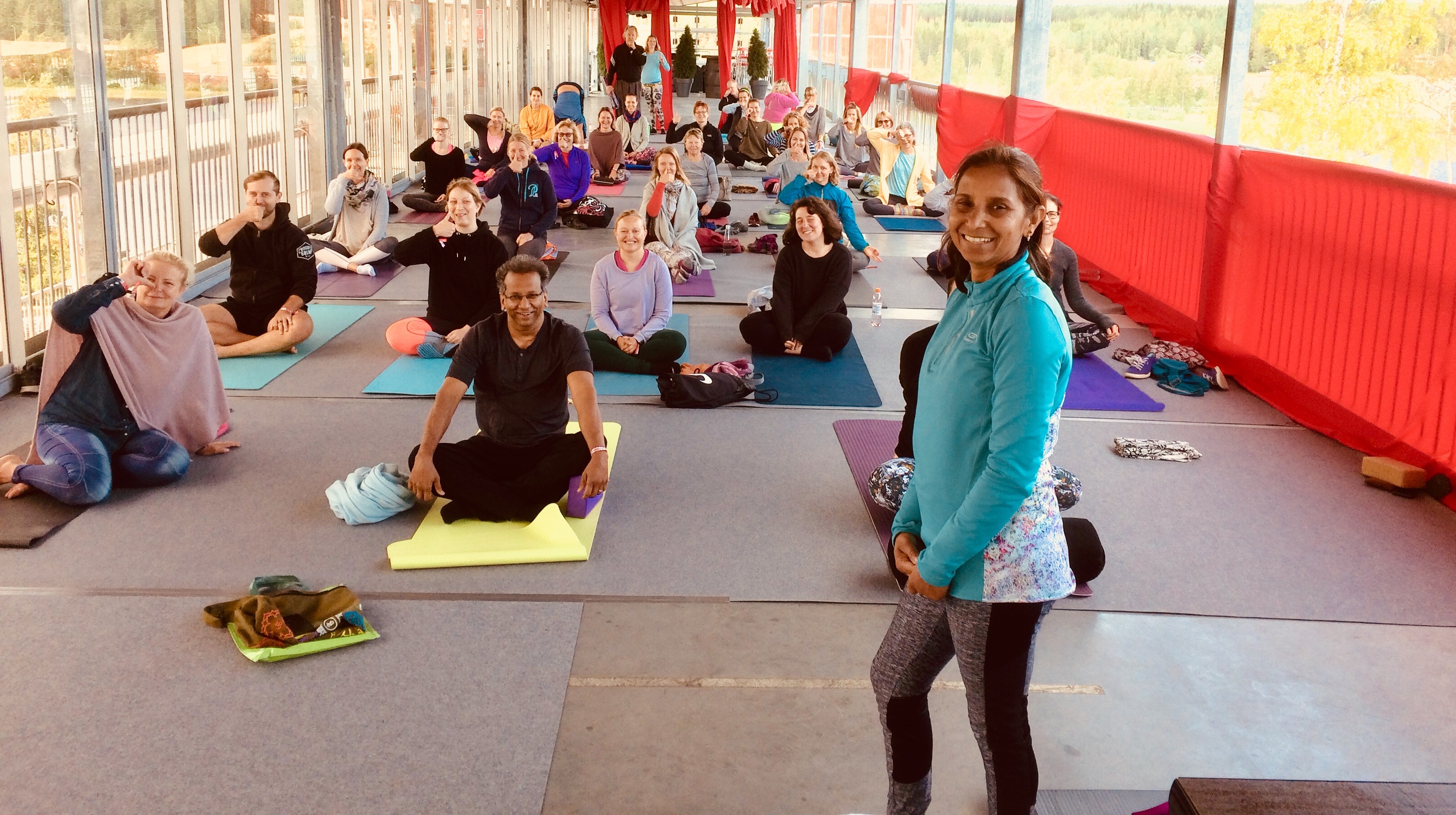 Yoga festival in Himos